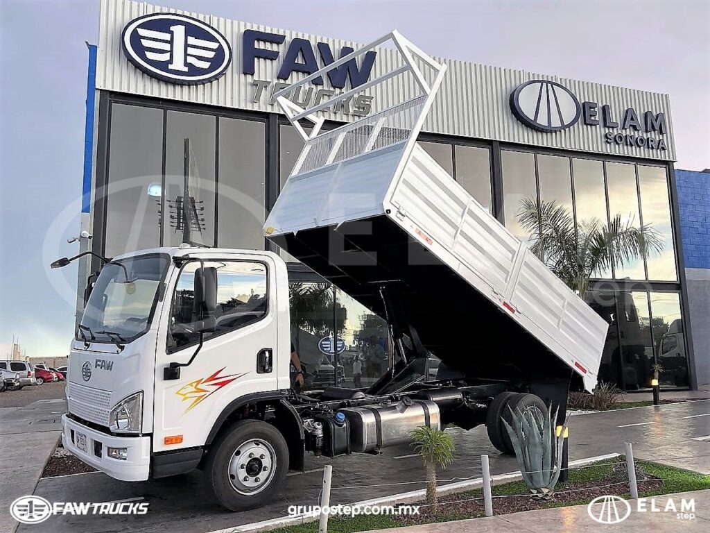 CAMIÓN 1605D con caja de volteo
FAW TRUCKS ELAM STEP CARGA LIGERA