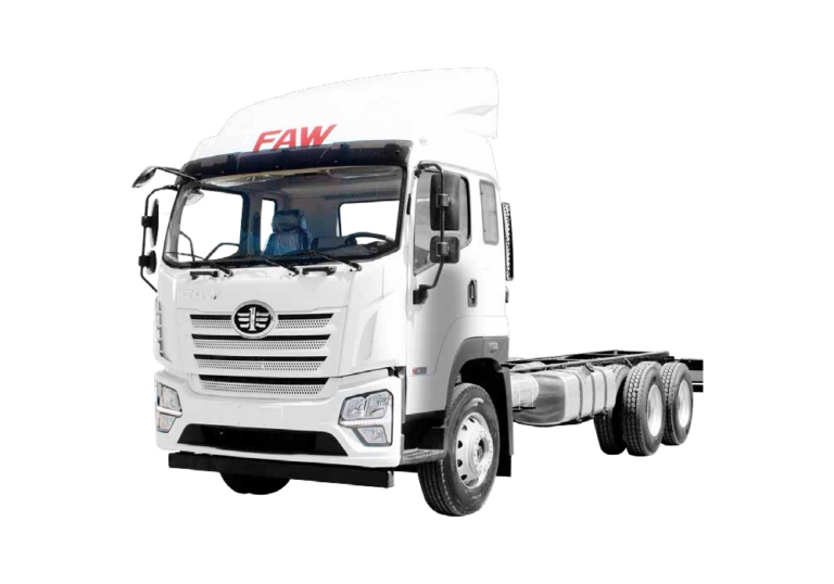 Ilustración oficial del ELAM FAW JK6 3220 6x4 2027, chasis carrozable de veinte toneladas
