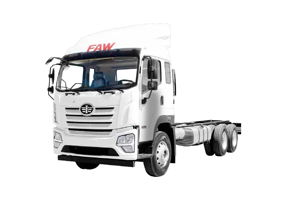 Ilustración oficial del ELAM FAW JK6 3220 6x4 2027, chasis carrozable de veinte toneladas